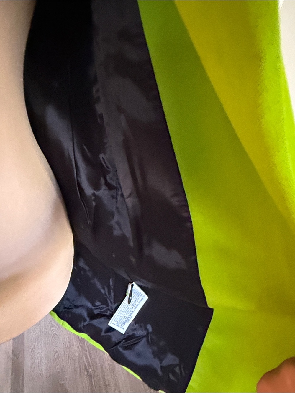 Zara Lime Green Single-Button Oversized Blazer - Picture 7 of 11